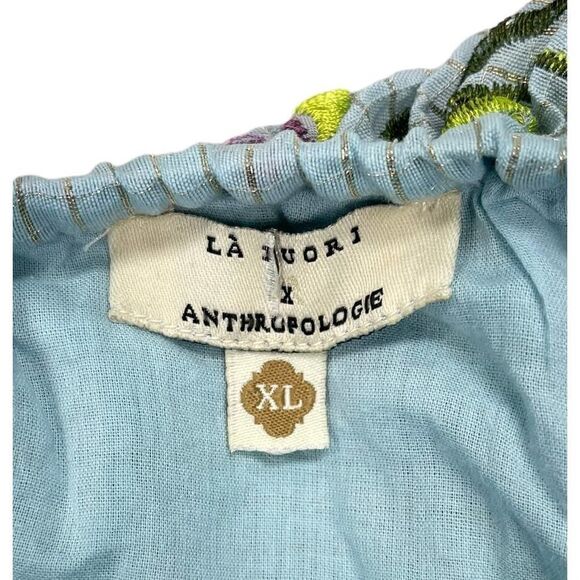 Anthropologie La Fuori Embroidered Romper Size XL - Picture 8 of 8